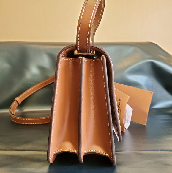 NWT$2150 Burberry TB Canvas Leather Crossbody Bag - Picture 10 of 16